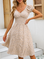 Women Loose Fit Floral Print Casual Summer Dress